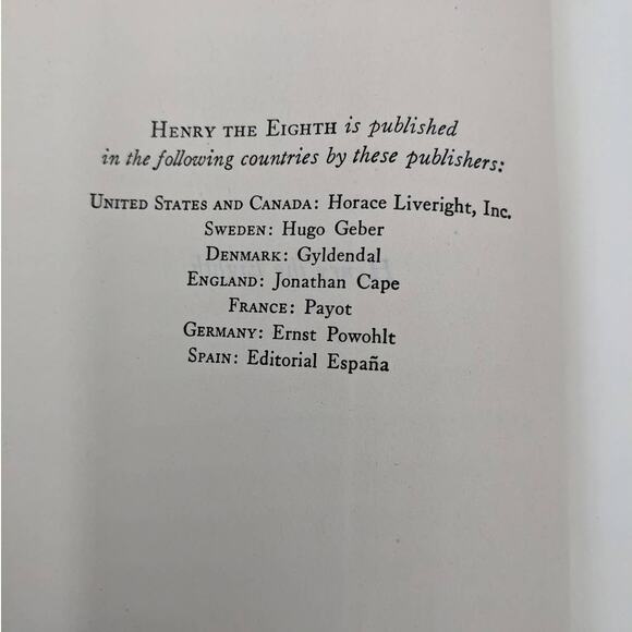 Henry The Eighth By Francis Hackett Illustrated Biography Star Book Vintage 1931 - Picture 15 of 16